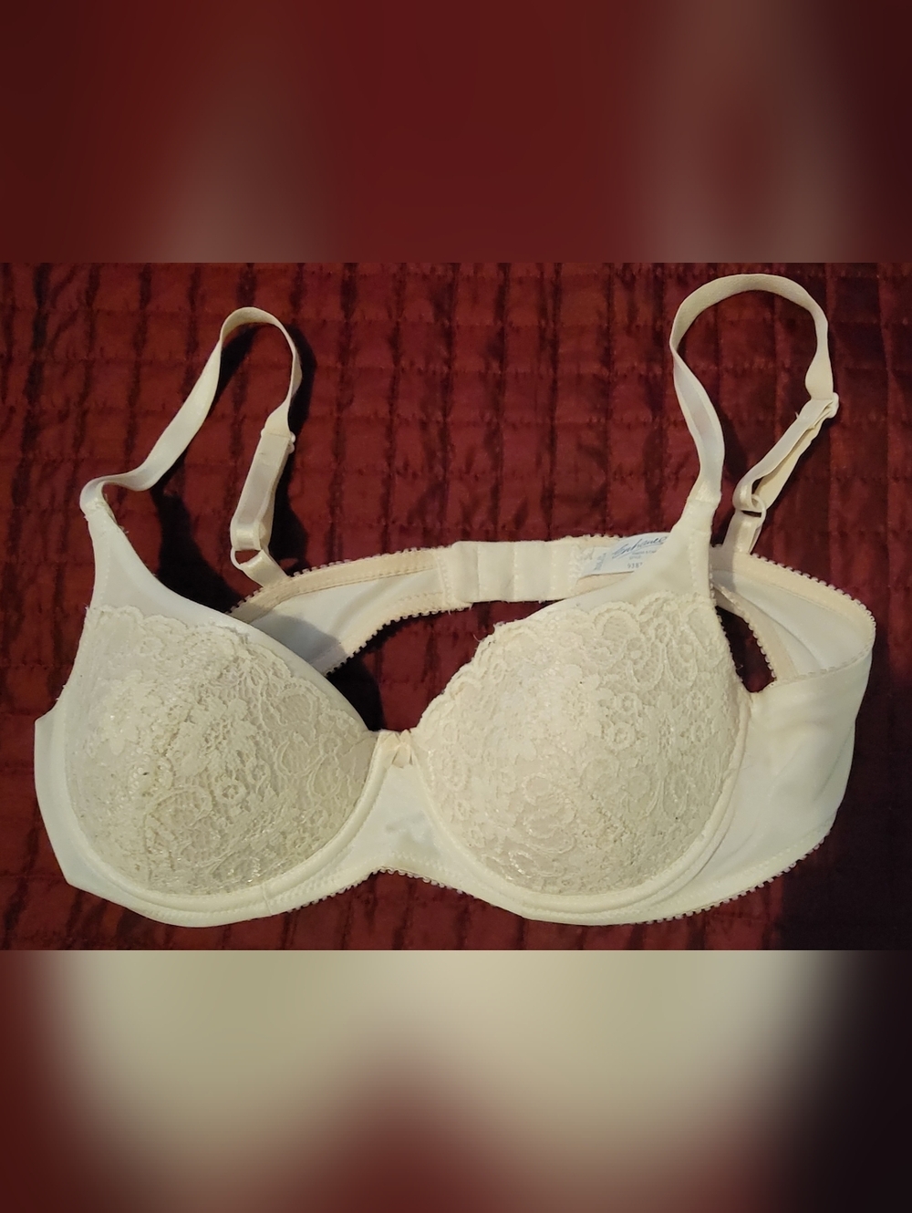 Lace Underwire Bra in Ivory - Women Intimates